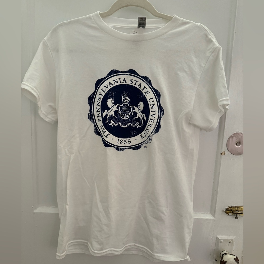 NWT Penn State University white cotton short sleeve  tshirt. Size small.